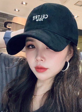 汇潮帽业帽子女款2026新款棒球帽秋冬毛绒大头围鸭舌帽个性百搭