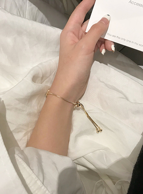 精致轻奢锆石辣妹手链女小众设计