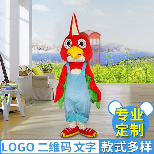加菲猫维尼熊卡通人偶服装大公鸡行走玩偶衣服道具服饰头套公仔 - 图1