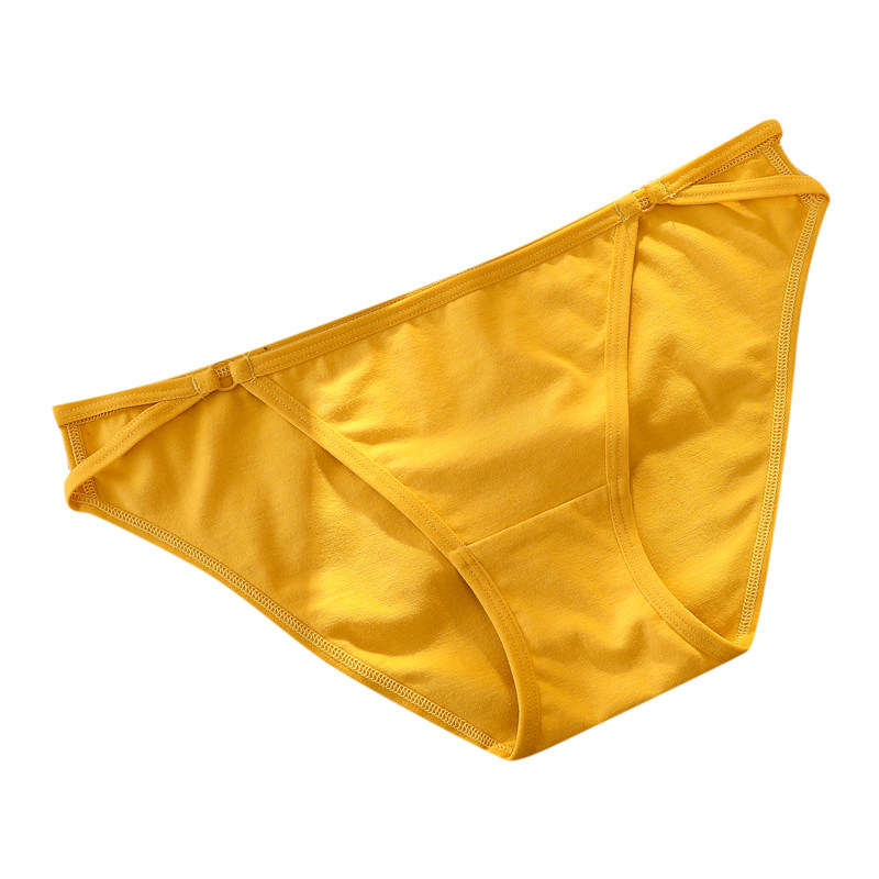 无痕纯棉低腰少女日系全棉裆三角裤 玫若黎内裤