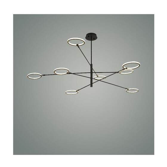 Postmodern living room, light luxury, simple geometric line lamp, restaurant, clothing store, shop, household tree branch thin molecule chandelier