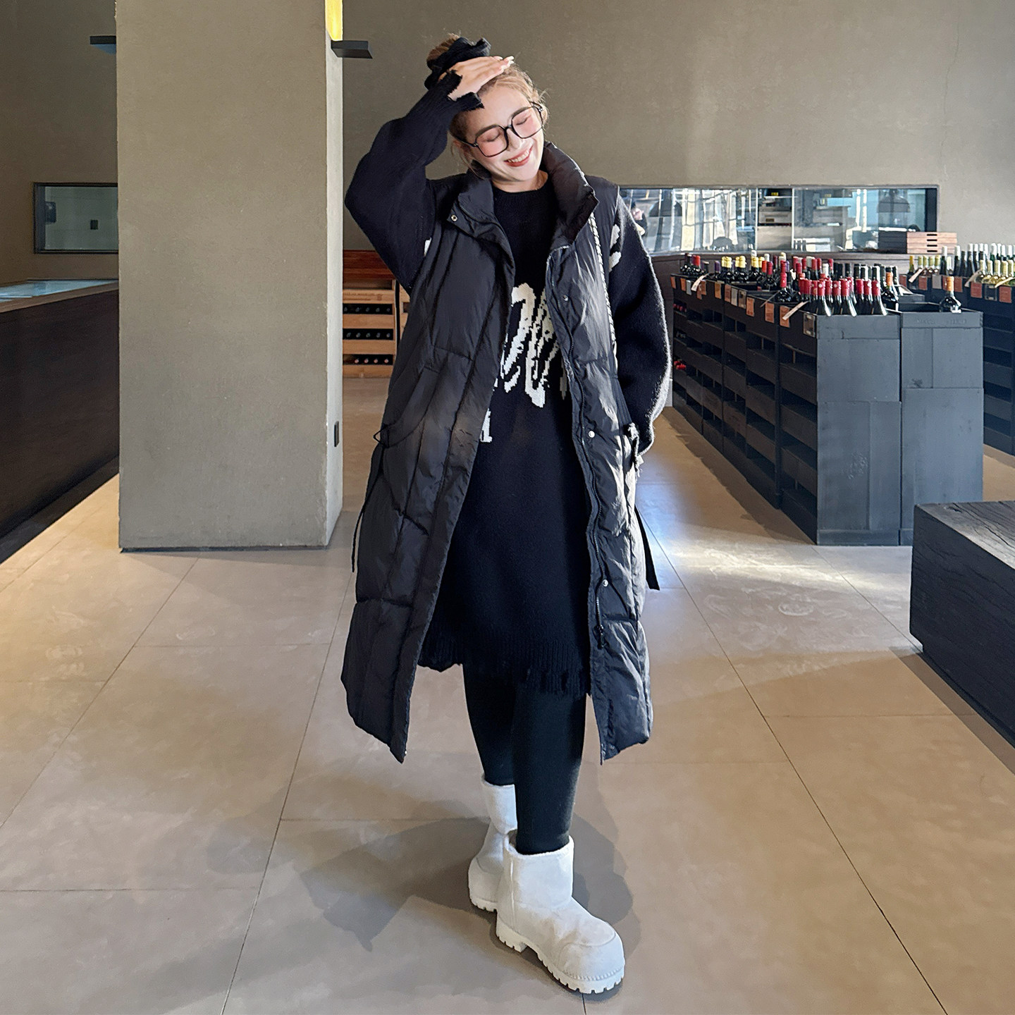 【年末8折】媛子家大码冬季宽松连帽加厚胖mm纯色棉服马甲外套女,淘宝优惠券,粉丝福利购,淘宝优惠卷