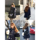 Lazy Didi Kyoto Snow Lane Wool Coat Accordion Pleated Cloak Wool Jacket Retro Retro Silhouette