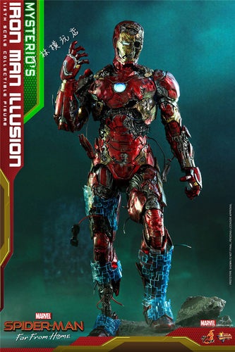 全新现货 HotToys HT MMS580 1/6蜘蛛侠2幻象死亡钢铁侠MK46-图2