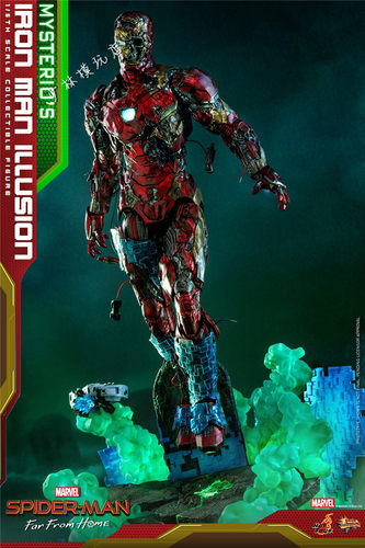 全新现货 HotToys HT MMS580 1/6蜘蛛侠2幻象死亡钢铁侠MK46-图1