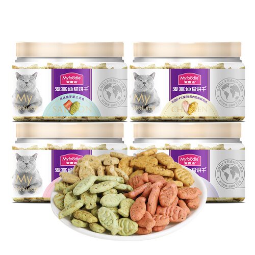 麦富迪猫咪零食猫饼干小猫薄荷磨牙洁齿搭配宠物羊奶粉成幼猫专用 - 图3