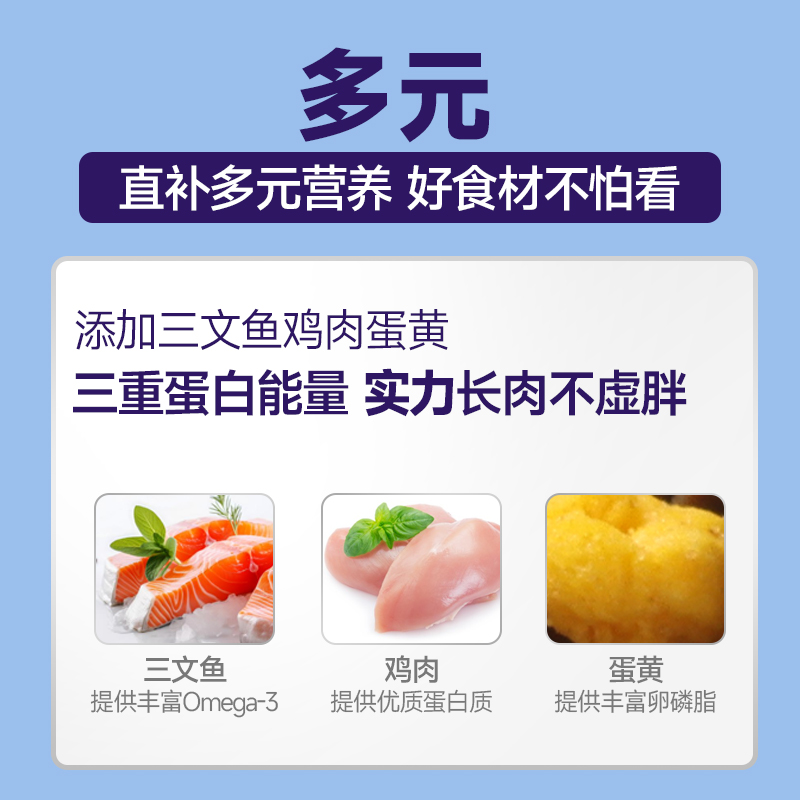 麦富迪佰萃全价成幼猫粮8kg三文鱼蛋黄粒营养增肥流浪猫专用8斤装