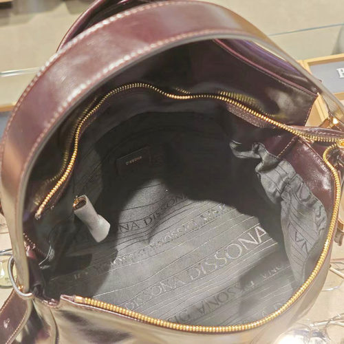 专柜正品迪桑娜女包头层牛皮 手提包 单肩斜跨背包8251011701 - 图3