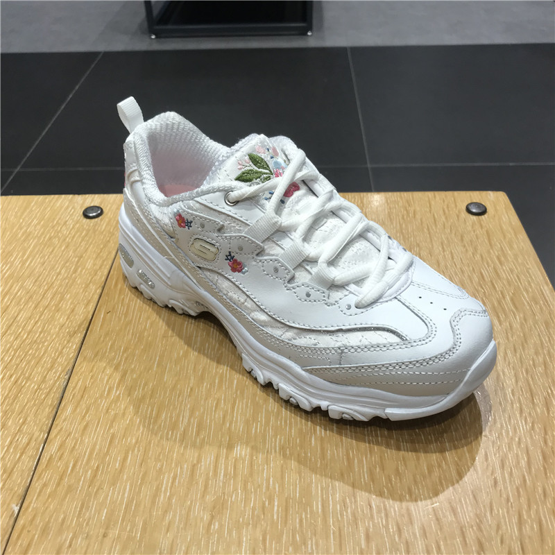 skechers斯凯奇新款女鞋刺绣厚底熊猫鞋舒适休闲鞋 11977/13143-图3