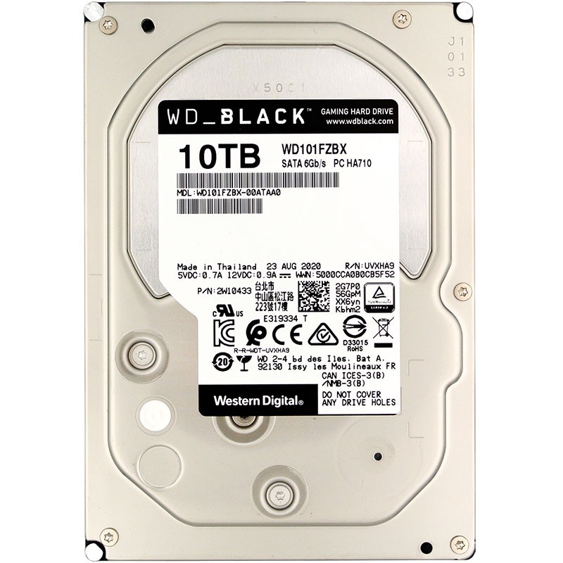 WD/西部数据黑盘10TB SATA6Gb/s 7200转台式游戏硬盘 WD101FZBX-图3