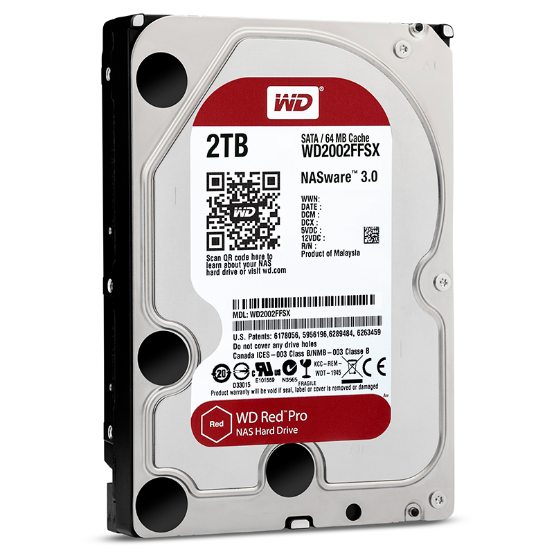 WD/西部数据 红盘Pro 2TB 网络储存NAS硬盘SATA6Gb/s(WD2002FFSX) - 图3