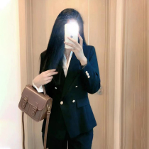 Art Trackers Suit Suit Women Positive Dress College Student Civil Service Interview Workwear Professional Dress Suit Jacket Lady Autumn-winter