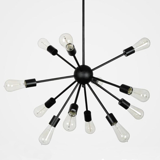 Retro simple style Internet cafe chandelier personality