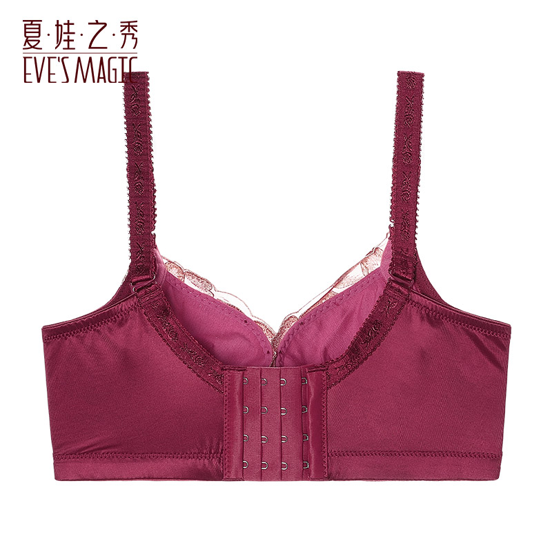 夏娃之秀商场同款刺绣文胸调整聚拢轻奢塑形内衣侧收副乳女胸罩 - 图0