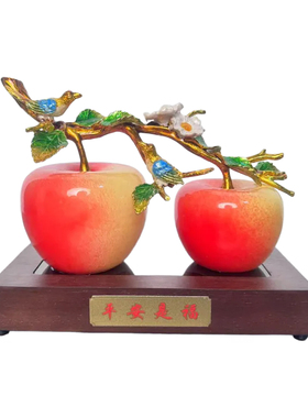 新中式事事如意柿子摆件