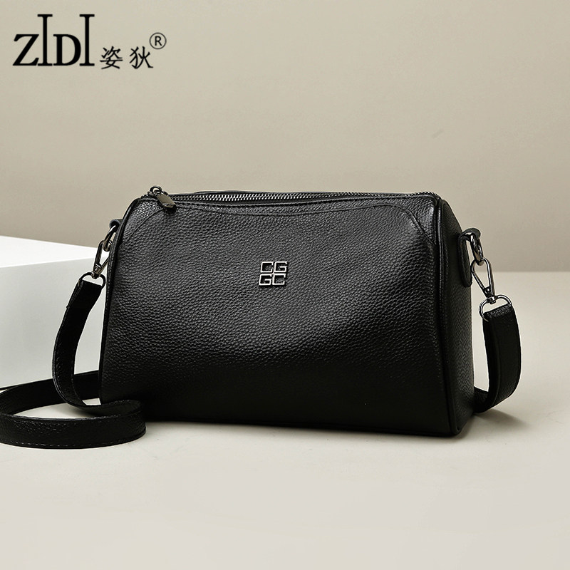 真皮斜挎包包女士2025新款头层牛皮单肩女式妈妈款多层软皮小方包,淘宝优惠券,粉丝福利购,淘宝优惠卷