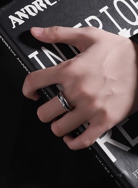 MAGICPOLE钛钢戒指男高级感潮牌