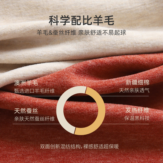 猫人保暖背心女士2025新款无痕德绒加厚羊绒蚕丝吊带打底内衣秋冬