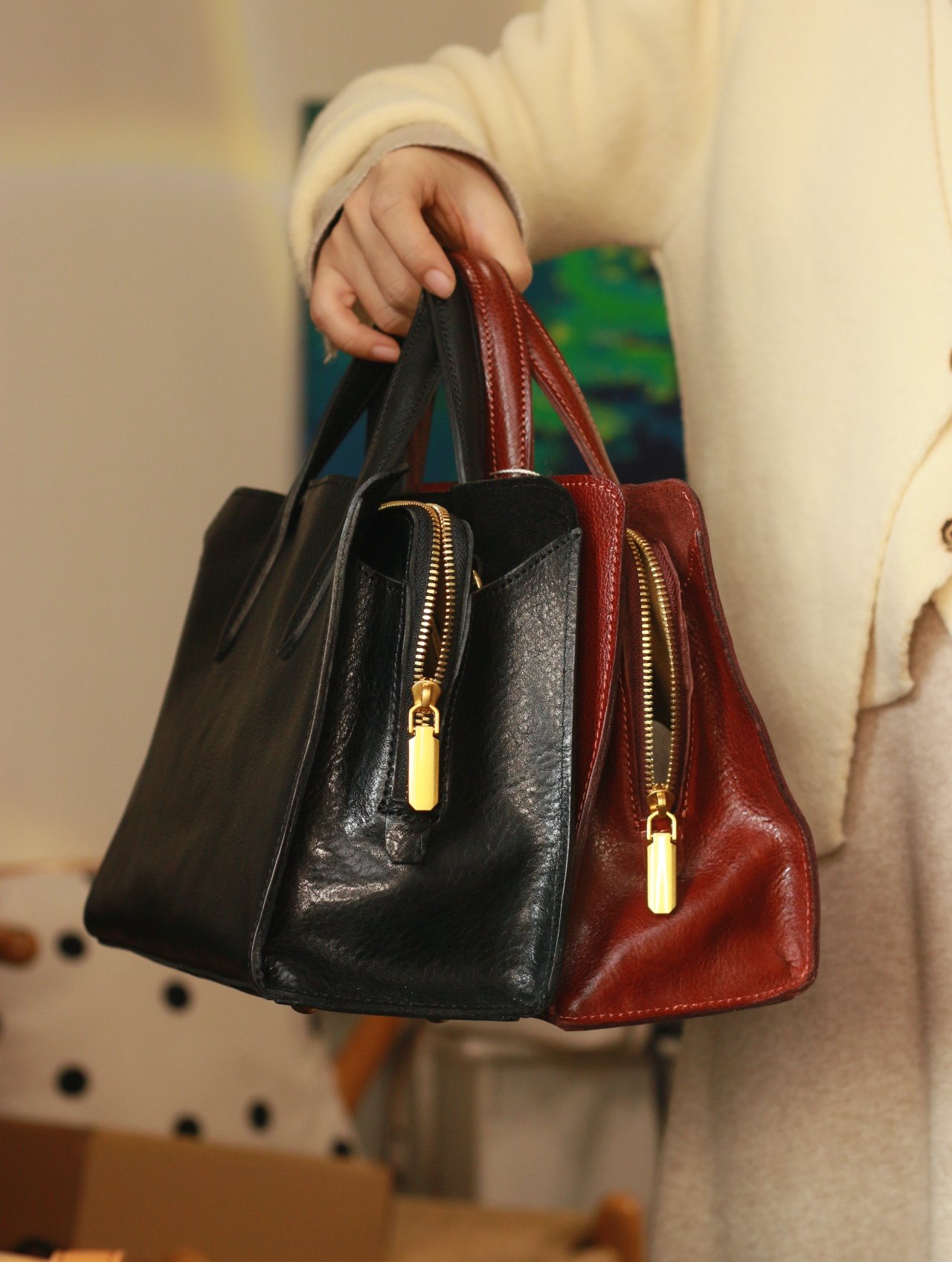 特价真皮头层牛皮多隔层都市简约通勤手拎包斜挎包精品高货,淘宝优惠券,粉丝福利购,淘宝优惠卷