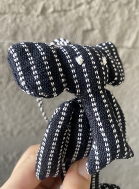 独行野兽独家定制手工缝制重磅纯棉挂件大象玩具挂饰不规则不对称