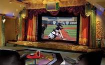 American Stewart filmscreen arched fixed frame screen system Cine-V 200