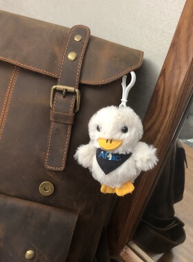 原单围巾发声ins风毛绒丑萌挂件
