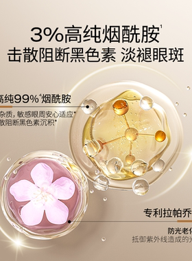 【官方正品】优时颜微笑眼霜淡斑眼次抛精华保湿祛斑美白抗皱