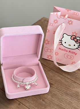 925纯银圆珠手链可爱卡通