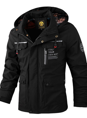 欧美男士休闲夹克大衣秋冬