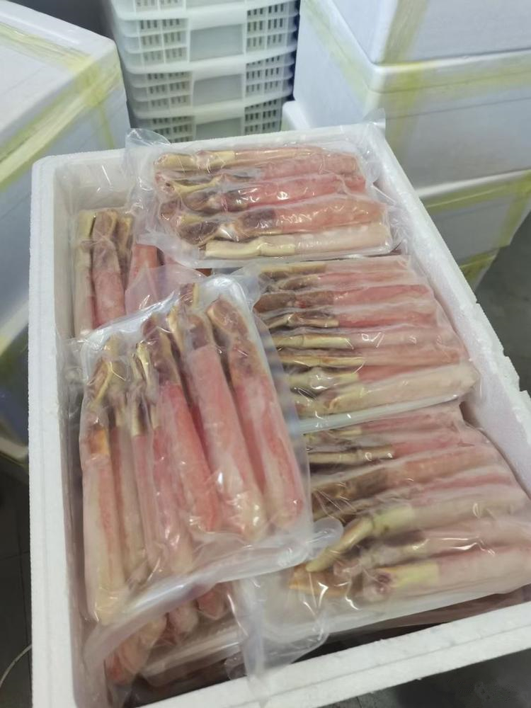 冻蟹拐肉棒长脚蟹腿肉鳕蟹腿日料刺身蟹钳蟹棒日料寿司500g/包 - 图3