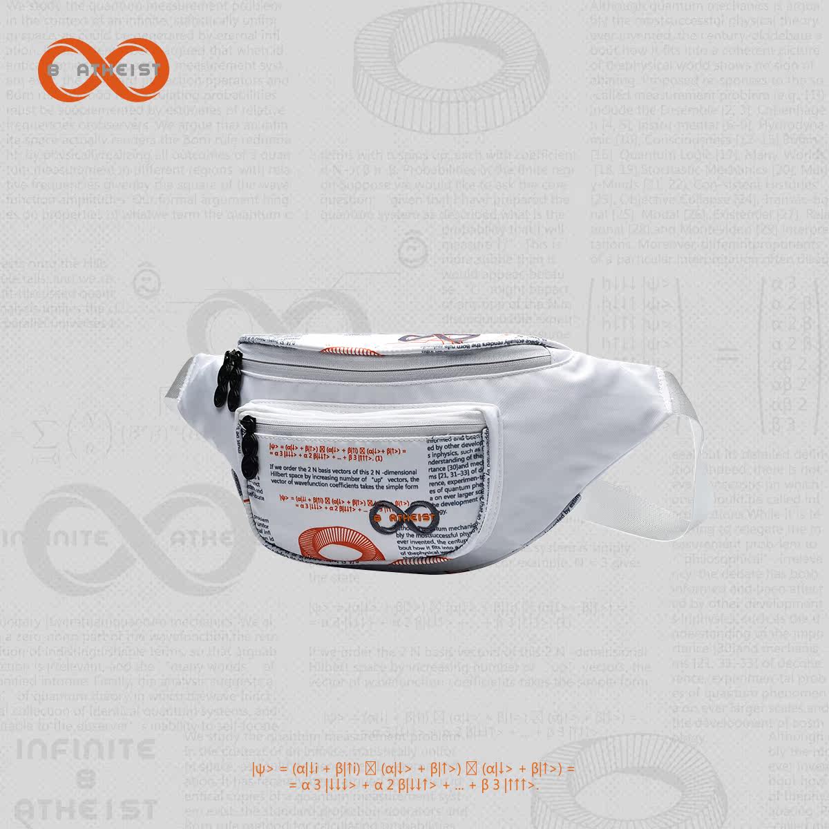 8 atheist原创元素潮包百搭单肩包 8atheist男士包袋