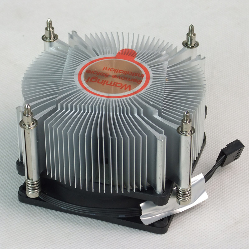 Tt台式机电脑CPU散热器水星6/7温控PWM风扇8cm下压式静音115X平台_虎窝淘