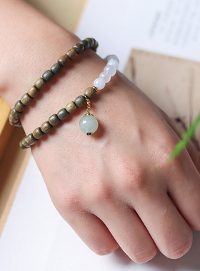 白钰款阿根廷绿檀桶珠DIY手链厂家批发规格6×6男女装饰首饰念珠