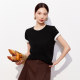 Vero Moda ເສື້ອທີເຊີດແມ່ຍິງ 26 ລະດູຮ້ອນທີ່ມີຄົນອັບເດດ: ແຂນສັ້ນແບບພື້ນຖານ