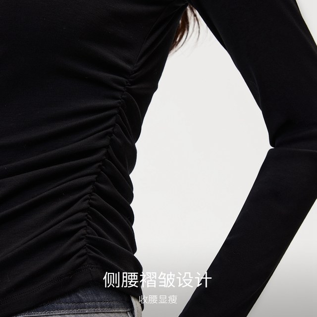 VeroModa cut-out back smocked T-shirt