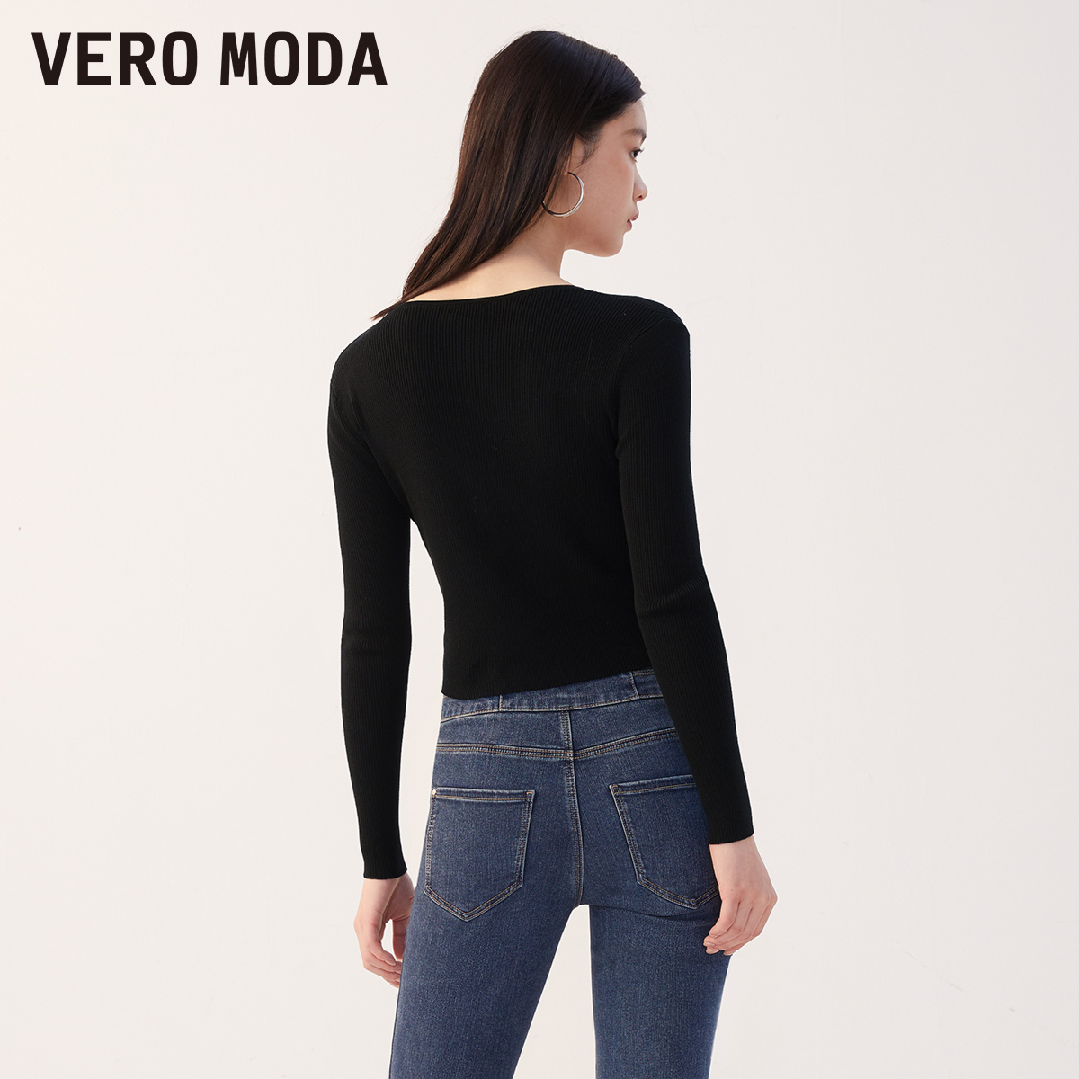 VeroModa假两件针织衫