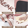 Slow talk kitchen floor mat with rubber sole anti-slip