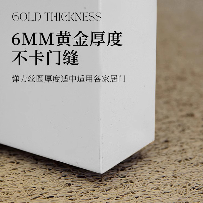 入户门地垫法式丝圈门垫进门门口玄关除尘脚垫门外高级感耐脏地毯-图1