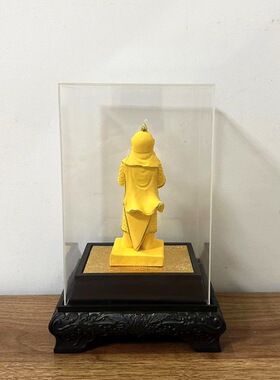 绒沙金车神摆件 车公像 车正车祖奚仲神像车神路神家居客厅工艺品