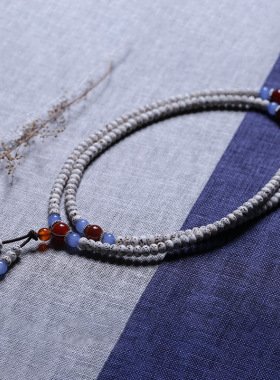 珐蓝款DIY星月菩提片珠手链念珠厂家批发规格4×6MM216颗男女款式