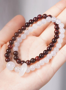 白雪款DIY小叶紫檀手链首饰厂家批发规格0.6男女式文玩装饰品念珠