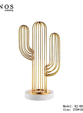 不锈钢鸟笼玄关摆设创意样板房软装饰品摆件简约美式塔型鸟笼摆件