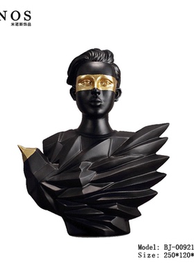 现代极简创意家居人物摆设