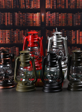 复古煤油灯摆件桌面装饰品道具