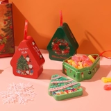 Рождественская детская жестяная коробка, акриловая подарочная коробка, 2022, подарок на день рождения