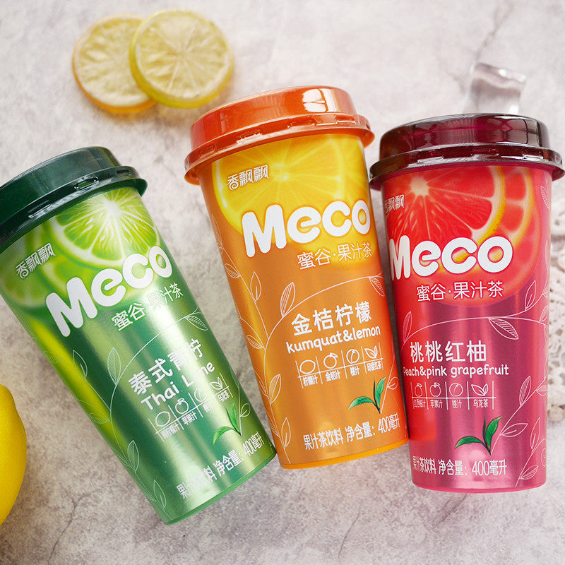 香飘飘meco蜜谷茶400ml*5茶饮料 谨乔食品茶饮料