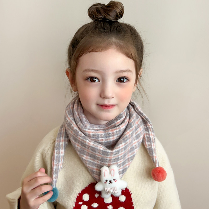 儿童围巾秋冬季防风保暖可爱三角巾男童女童围脖婴儿宝宝护颈披肩,淘宝优惠券,粉丝福利购,淘宝优惠卷