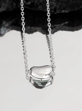 豆豆爱心丘比特之剑项链锁骨链