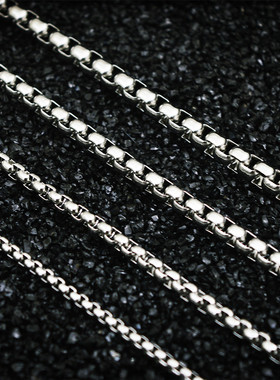 泰国佛牌链子五挂多挂链钛钢项链