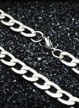 发型师钛钢日韩风饰品项链